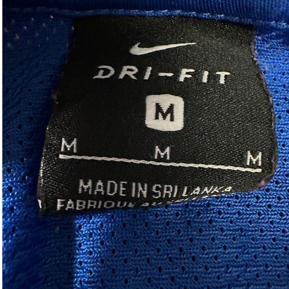 Nike Venezia FC Jersey Training Shirt Mens Medium Blue Soccer Kit 2016 2017 - Picture 6 of 11